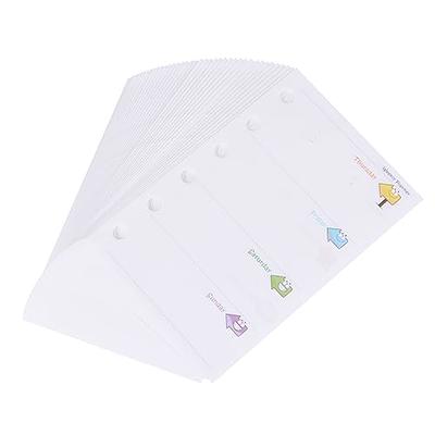 LEOBRO A6 Refill Paper, 3 Pack 45PCS A6 Loose Leaf Lined Paper, A6