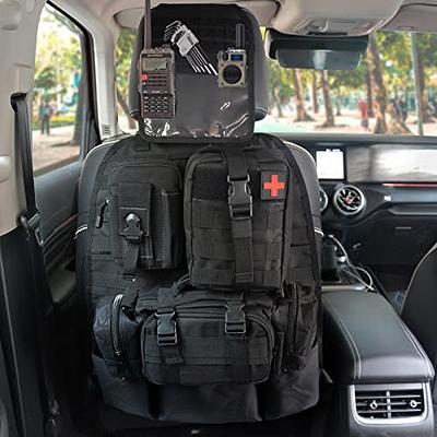 Universal Tactical Vehicle Seat Back Organizer with 3 Detachable Molle  Pouch Medical Pouch,Tool Pouch,Large Admin Pouch Vehicle Panel Organizer  Storage Bag for All Vehicle - Yahoo Shopping