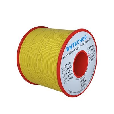 BNTECHGO 28 Gauge Silicone Wire Spool red 250 ft Flexible 28 AWG Stranded  Tinned Copper Wire