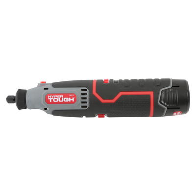 Hyper Tough 4V Max Lithium-Ion Cordless Rotating Power Screwdriver 1/4 inch  Size with Charger, Rotating Handle, LED Light, Magnetic Bit Holder & Bits 