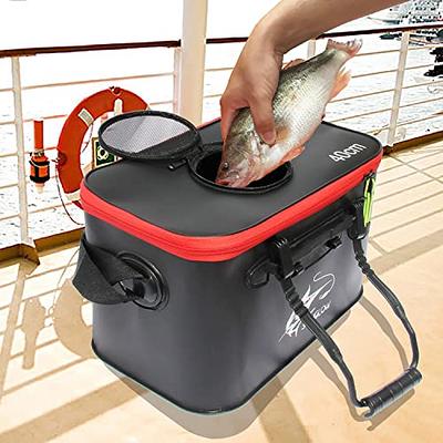 Fishing Bucket, Foldable Fish Bucket, Live Fish Container Multi