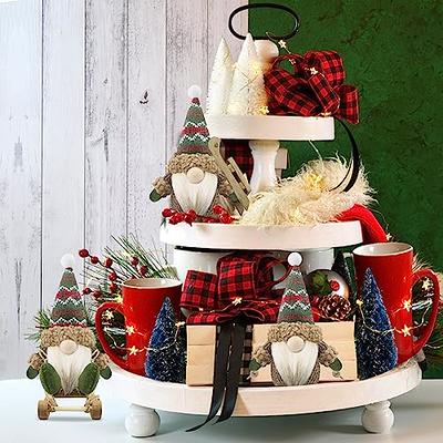 Coffee Bar Decor Coffee Gnome Farmhouse Decor Coffee Bar Accessories Tiered  Tray Decorations Rustic Elf Home Decor Handmade Swedish Tomte Gnome  Ornaments Plush Home Decorations 