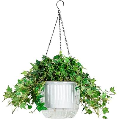 TINGSING Metal Hanging Planter Basket with a Hanging Planters Hook, Set of 2  Iron Hanging Planters for Outdoor Indoor Plants Hanging Baskets for Outside  Green Plants Window Flower Pots, Black - Yahoo Shopping