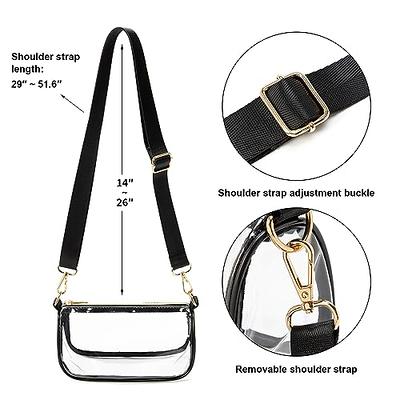 WEIMZC Clear Crossbody Bag