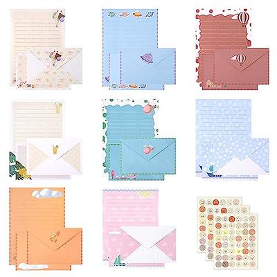Flora Stationery Set with Lined Letter Writing Paper-48 Sheets +
