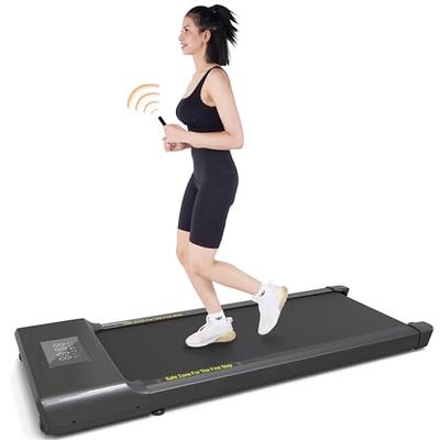 AIRHOT Walking Pad, 2 in 1 Under Desk Treadmill of Compact Space, 2.5HP  Quiet Desk Treadmill with Remote Control & LED Display, Portable Treadmill  for