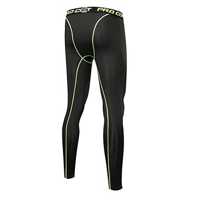  HYCOPROT 2 Pack Men's Compression Pants Athletic Tight