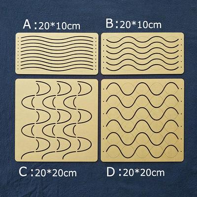 Acrylic Sashiko Stencil, Sashiko Embroidery Pattern, Quilt Stitch Mold,  Sashiko Embroidery Edges Pattern, Wave Pattern Ruler, Patchwork Ruler -  Yahoo Shopping