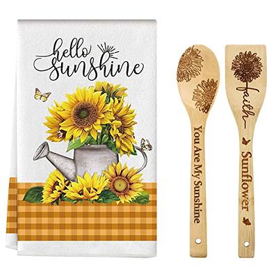 Sunflower Decorative Kitchen Towel Sunflower Kitchen Decor 