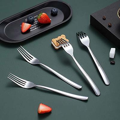 Uniturcky Luxury Black Matte Flatware 20 Pieces 18/10 Stainless Steel Salad  Spoons and Forks Knife Set Black Silverware Set DISHWASHER SAFE, Service  for 4 - Yahoo Shopping