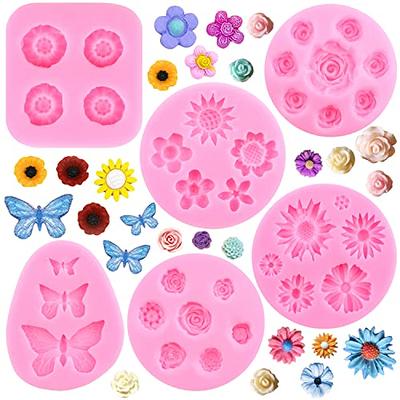 ZiXiang Rose Flower Silicone Mold Peony Flower Fondant Molds Pansy Flower  Mold Daisy Flower Chocolate Molds For Cake Decorating Cupcake Topper Candy  Polymer Clay Gum Paste Set Of 4 - Yahoo Shopping