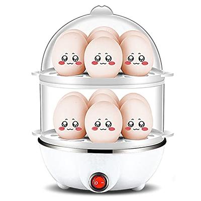  Rapid Egg Cooker, Dash Egg Cooker 350W 2 Layers 14Pcs