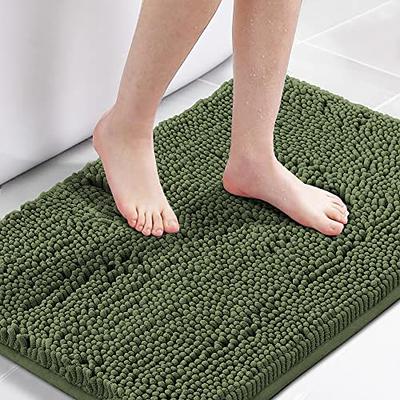 OLANLY Luxury Bathroom Rug Mat 70x24, Extra Soft and Absorbent Microfiber  Bath Rugs, Non-Slip Plush Shaggy Bath Carpet Runner, Machine Wash Dry, Bath