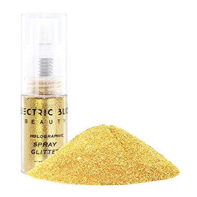 Holographic Gold Loose Face and Body Glitter Makeup