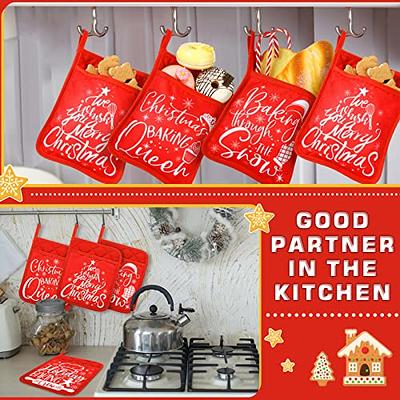 Baking Heat Insulation Potholder Funny Cooking Christmas Oven