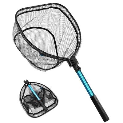 Collapsible Telescopic Pole Fishing Net - Folding Extend Rubber Coated Freshwater  Saltwater Landing Net for Trout Bass Steelhead Salmon Kayak  (SD-139SS(80CM)) - Yahoo Shopping