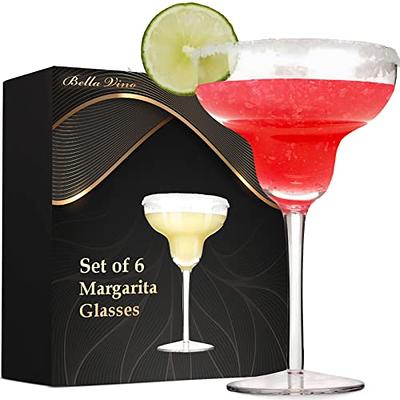 LEMONSODA Stemless Martini Glasses with Chiller Set of 2 - Elegant Cocktail  Glass Set with Server Bowl - Beautiful Bar Martini Gift Set for Margarita, Manhattan  Cocktails