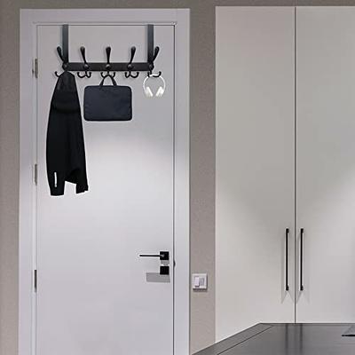WEBI Over The Door Hooks Door Hanger:Over The Door Towel Rack with 6 Hooks  for Hanging Coats,Door Coat Hanger Towel Hanger Over Door Coat Rack for  Towels,Clothes,Silver,2 Packs - Yahoo Shopping
