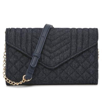 Quilted Denim Clutch