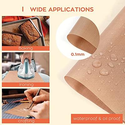 3 Pack PTFE Teflon Sheet for Heat Press Transfer Sheet 16 x 12 Non Stick  Heat Transfer Paper Washable Reusable Heat Resistant Baking Sheets Craft Mat  (Brown) - Yahoo Shopping