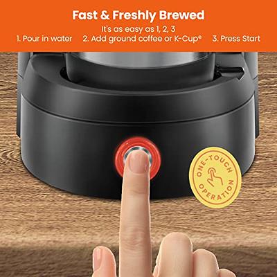 CHEFMAN - InstaCoffee Single Serve K-Cup Pod Coffee Maker