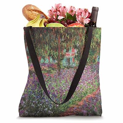 Claude Monet Art Print Canvas Tote Bag, Classic Art Print, Tote Bag  Aesthetics, Monet Print Tote Bag