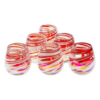 Godinger Stemless Wine Glasses - European Made, Set of 4 - 17oz Drinking  Glasses for Red Wine