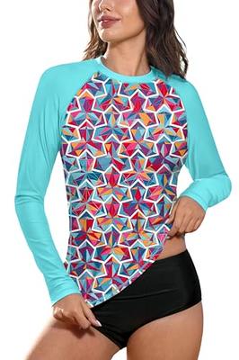 Buy BeautyIn Womens Long Sleeve guard Swimwear UPF 50+ Guard Athletic Tops,Blue,Large  Online at desertcartSeychelles