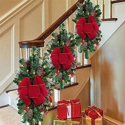 Christmas Wreath Front Door Decoration Artificial Wall Hanging