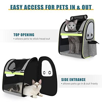 Pet Backpack Carrier for Small Cats and Dogs Breathable Kittens Backpack  with Adjustable Shoulder Strap Cats Bag for Small Animals Travel Hiking