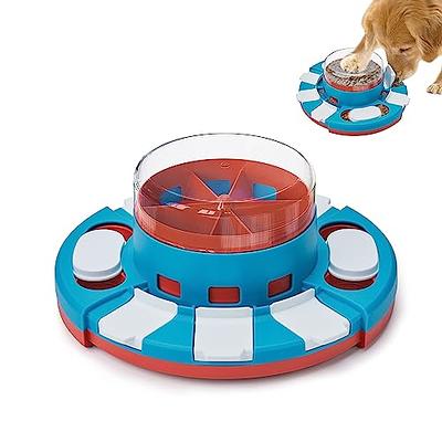 CyperGlory Interactive Rotating Dog Puzzle Toy Slow Feeder with IQ Training  & Mental Stimulation, Level 1 2 Game Treat Dispenser for Boredom, for