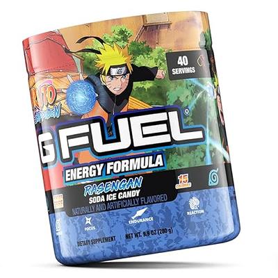 G Fuel Rasengan Energy Powder, Sugar Free, Clean Caffeine Focus Supplement,  Water Mix, Soda Ice Candy Flavor, Focus Amino, Vitamin + Antioxidants Blend  - 9.8 oz (40 Servings) - Yahoo Shopping