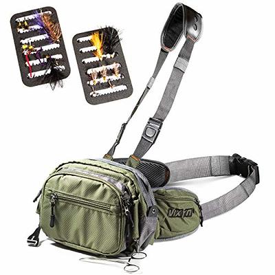 Piscifun Fishing Tackle Bag with Adjustable Waist Strap Portable