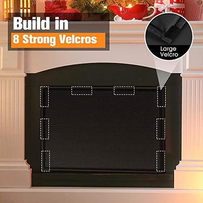 Velcro Fireplace Draft Stopper for Overnight Heat Loss Fireplace Cover  Chimney Insulation Blocker Blanket Black (Large 47 W x 35 H) - Yahoo  Shopping