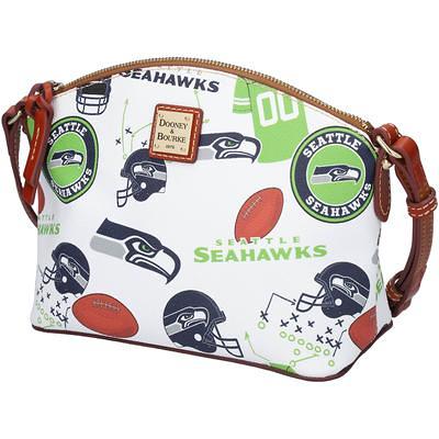 Dooney & Bourke Women's Seattle Seahawks Triple-Zip Crossbody Bag