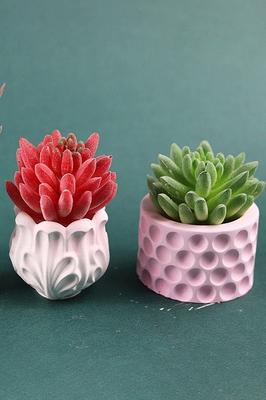 Pink Modern Geometric Pot, Succulent Pot for sale