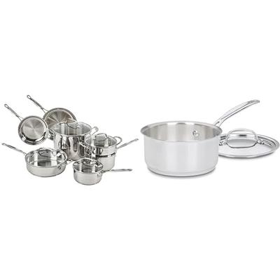 Cuisinart 11 Piece Classic Cookware Set in Stainless Steel