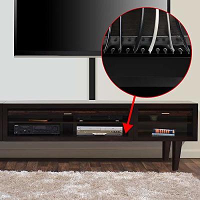 Cable Raceway Kit, Stageek Cable Management System Open Slot Wiring Raceway  Duct with Cover, On-Wall Concealer Organizer to Hide Wires Cords for TVs