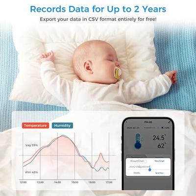 WiFi Thermometer, Diivoo Humidity Sensor Compatible with Alexa