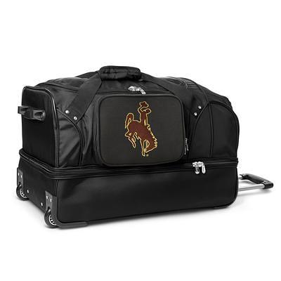 Denver Broncos 27-in. Wheeled Drop-Bottom Duffel Bag (Black)