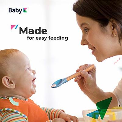 Silicone Baby Spoon, Baby Led Weaning, First Stage Baby Spoons, Baby  Feeding Spoon Set Gum Friendly BPA Lead Phthalate & Plastic Free, Baby Self