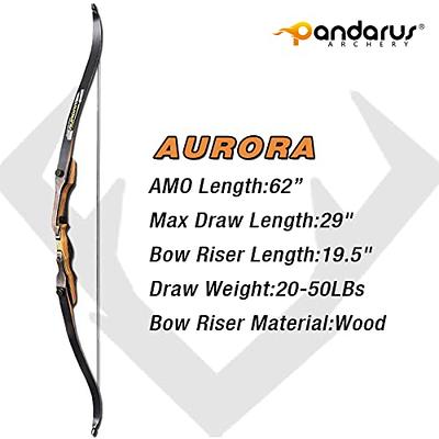 PANDARUS Wooden Takedown Recurve Bow 62