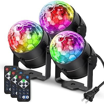  LED Par Lights, RGBW+UV Black Light 180W Stage Light Super  Bright Uplights for Glow Fluorescence Party Halloween Body Painting, DMX  Control Sound Activated for DJ Parties Wedding Live Show (2 Packs) 