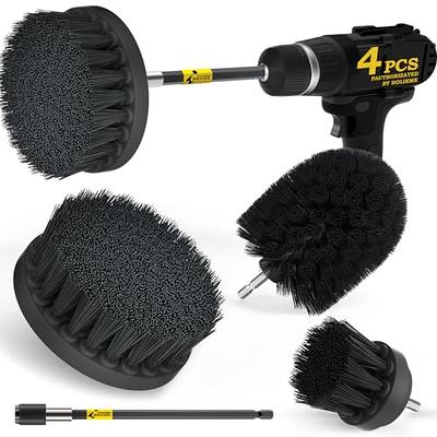 Holikme 4Pack Drill Brush Power Scrubber Cleaning Brush Extended