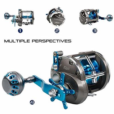 Burning Shark Trolling Reel Saltwater Level Wind Reels, Drag Reels