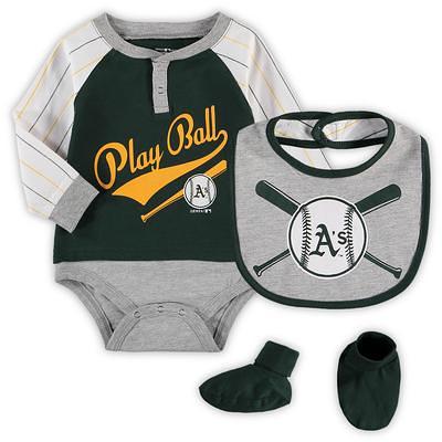 Girls Newborn & Infant Green/Heathered Gray Green Bay Packers All The Love  Bodysuit Bib & Booties Set