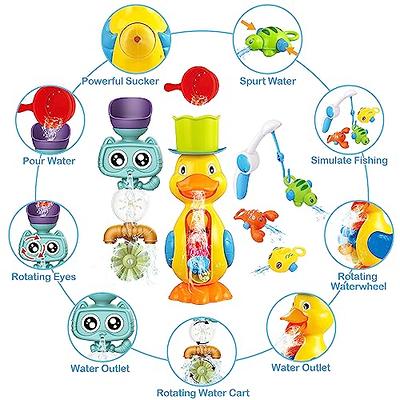 Bath Toys for Toddlers 1-3 3-5,Baby Bath Toys Cute Duck Cat Waterfall with  Rotate Waterwheel Shower Toys,Fishing Game,Floating Bathtub Toys Swimming  Fish Toy,Baby Water Toys Pool Toys for Toddlers 1-3 - Yahoo