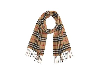 Shop Burberry The Classic Check Cashmere Scarf