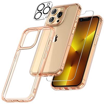 TAURI 5 in 1 for iPhone 15 Pro Max Case Crystal Clear, [Not-Yellowing