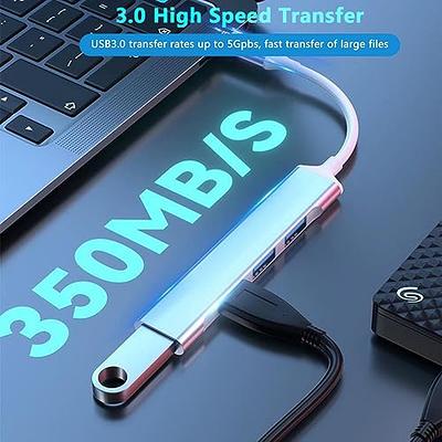 4-Ports Hub USB 3.0 High Speed Adapter Desktop Multi Splitter PC Laptops DE